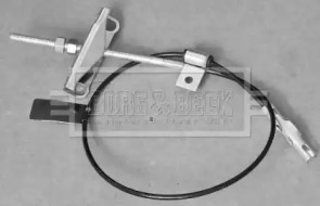 BORG & BECK bkb3676 -  Трос, стояночная тормозная система